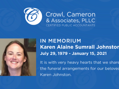 In Memorium, Karen Johnston